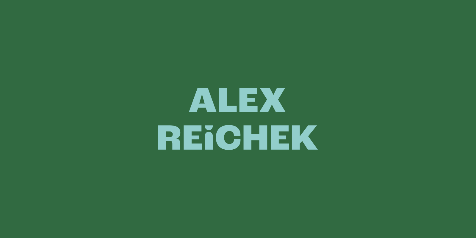 Alex Reichek Re-Brand branding design female designers illustration logo typography visual design
