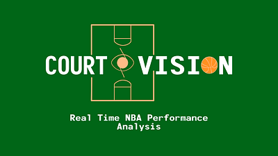 SaaS Pitch Deck Court Vision graphic design illustration logo nba pitchdeck pitchslides saas vector