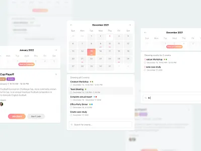 Free Events Calendar Modal - ui.bits calendar calendar modal events events calendar figma free javascript module sketch ui ui.bits ux widget