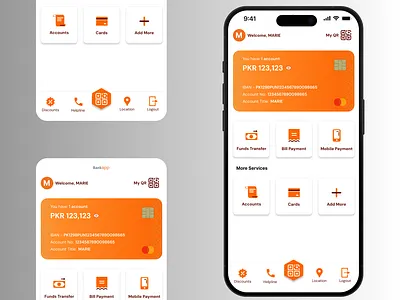 Banking App UI/UX Transformation appdesign bankapp branding fintech fintechapp mobileapp rebranding ui uidesign ux