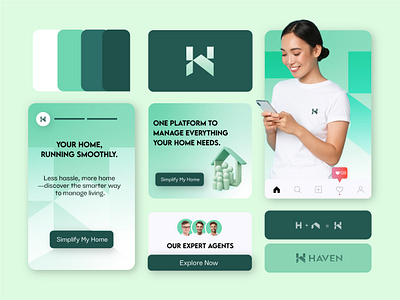 Realestate Company Brand identity - Branding brand identity branding logo design print realestate app realestate company realestate company branding