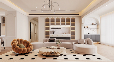 Modern Clean Interior 3d modeling apartments clean design elegant furniture interior interior design lighting modern white