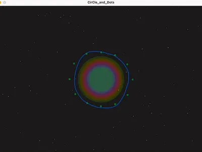 Creative Coding - Cosmic Orb With Particles animation codeart coding color cosmicdesign creativecoding dailyshot design dribbbleinspiration experimentaldesign generativeart java motion motiondesign motiongraphics particle visualeffects