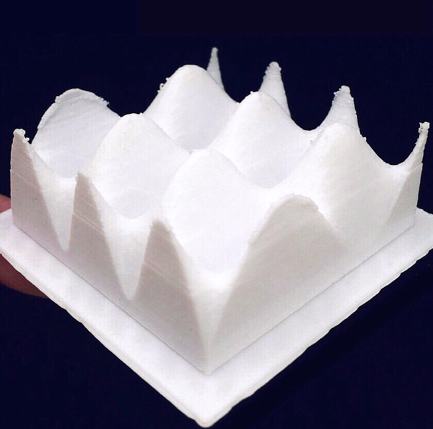 3D Printed Wave Field 3 adeline b swires adeline b. swires adeline brone swires adeline bronė swires adeline swires adelineswires