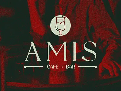 Amis Bar & Caffe bar bar logo brand identity branding cafe cafe logo caffe caffe branding coffee graphic designer identity logo designer logo ideas logo identity logo maker lounge bar loungebar logo mockups visual identity