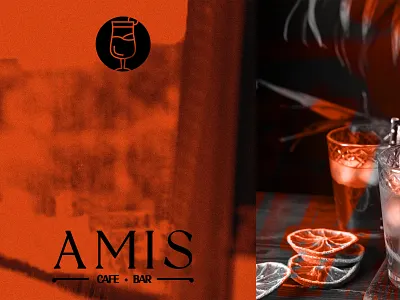 Amis Bar & Caffe bar bar logo branding caffe caffe identity caffe logo coffe shop coffee coffee logo graphic designer identity logo logo designer logo ideas logo identity logo maker logos lounge bar mockups visual identity