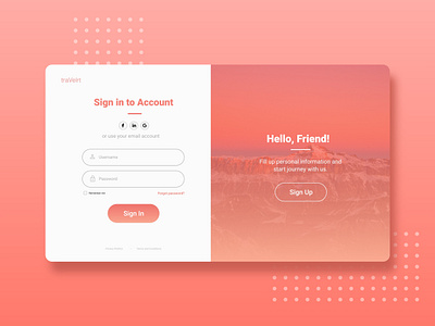 Daily UI #01 — Sign In daily ui dailyui design ui