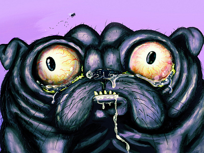 Iggy close-up close up iggy illustration illustrator photoshop the creative pain vector