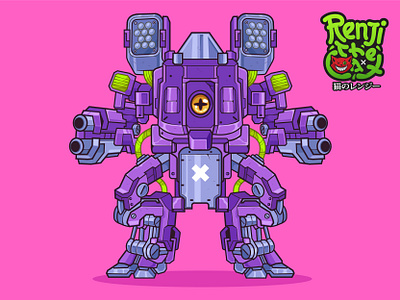 PROJECT FOR KAIJU MECHA anime cyborg gundam illustration mecha robot tank vector war