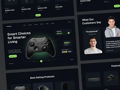 Ecommerce Electronic Website - Medagang e commerce landing page ecommerce ecommerce landing page ecommerce store ecommerce website ecommerce website development marketplace online shop website online store sales page website design