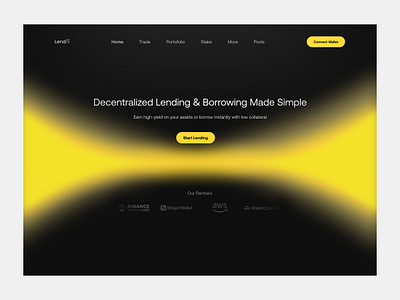 LendFi - Web3 Hero Design hero design ui