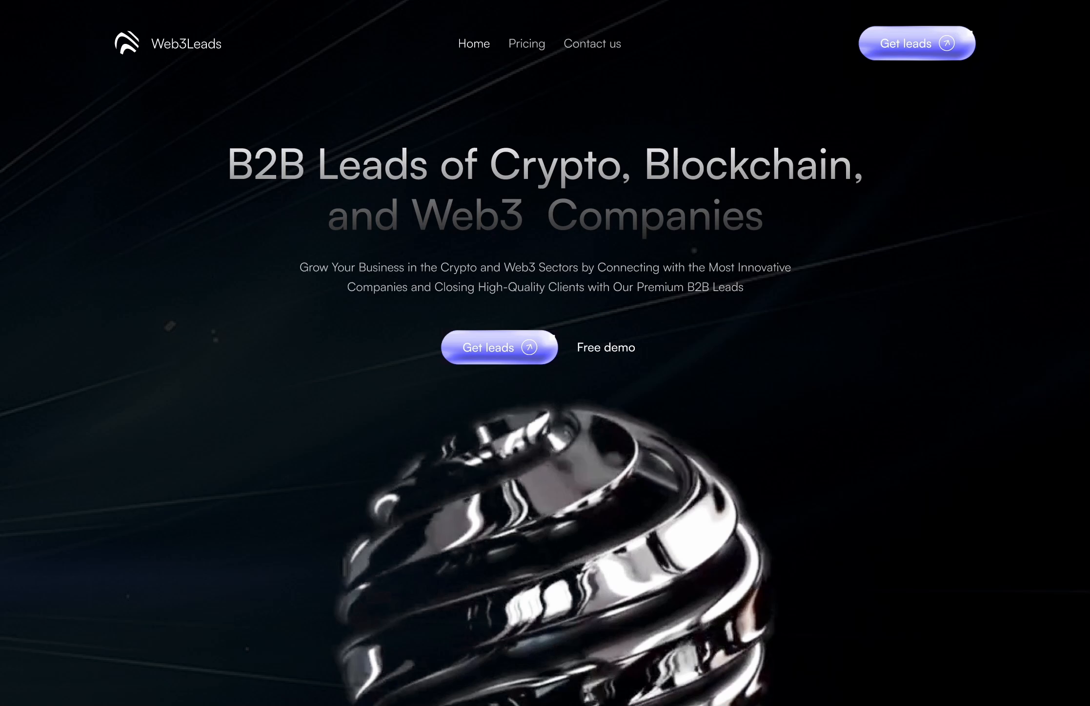 B2B Crypto & Blockchain Lead Generation Landing Page by UX SAJIB🔥 on  Dribbble