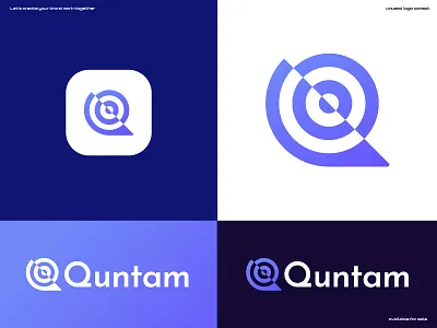 modern creative letter Q logo design - Unused abstract logo app icon symbol blockchain brand design brand guidelines brand identity branding creative logo crypto logo design fintech letter q logo lettermark logo modern logo print q logo q r s t u b w x y z startup logo