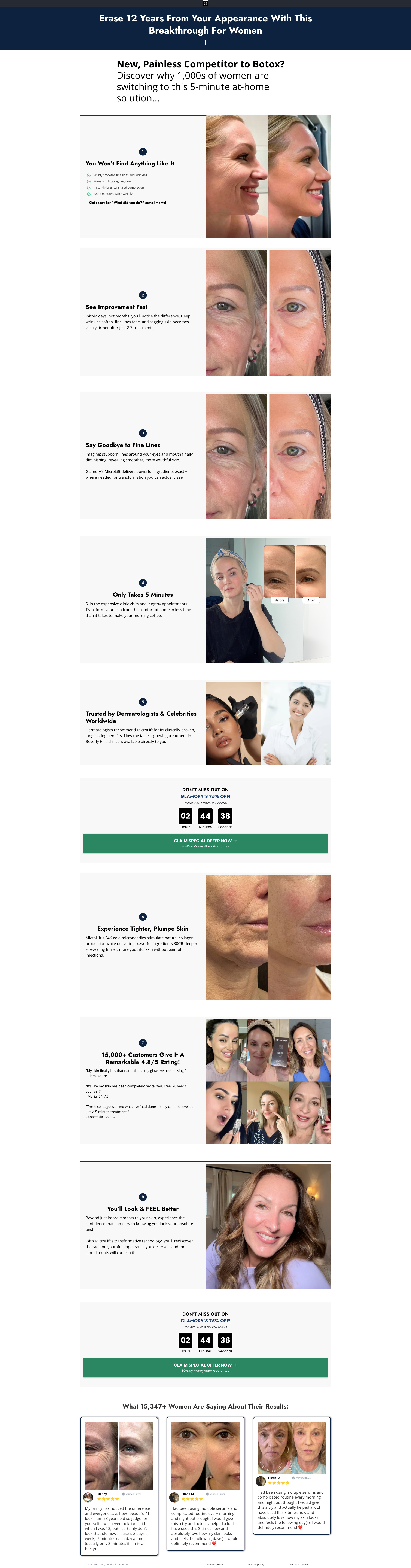 Try-Glamory Listicle Page | Gempages Template gempages gempages expert gempages listicle page gempages template listicle page shopify shopify expert shopify listicle page shopify template try glamory listicle page