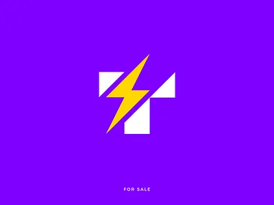 T + Thunderbolt - Bold Modern Logo Design bolt logo branding energy logo geometric logo icon innovation logo lightening bolt logo logodesign minimal logo modern logo power logo print speed logo sports logo t tech logo thunder logo thunderbolt logo tlogo
