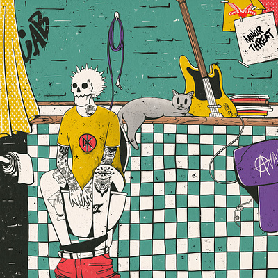 Leave it alone art handrawing illustration nft nftart punkstyle