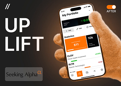 Investment Mobile iOS App Redesign android app app design app design concept dashboard dashboard design design finance fintech investment ios mobile mobile app mobile ui online product design redesign ui uplift ux