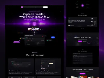 Task Management SaaS Website ai chatbot crm landing page project management saas saas application design saas product saas web app saas website saas website design task task management team ui uiux web web design website