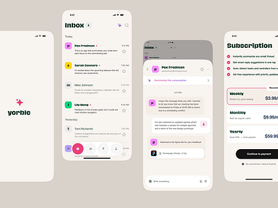 ✨ AI Email Summarizer App interfacedesign