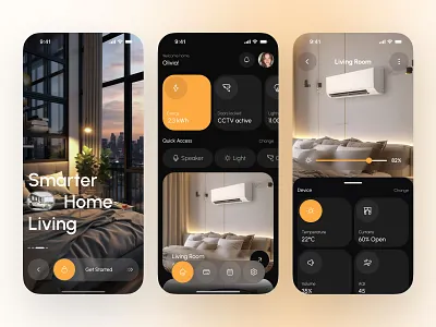 AI - Smart Home Mobile App Design ai ai app ai smart home app app design community engagement control device home home automation iot mobile app mobile app design mobile design mobile ui smart smart home app smarthome st