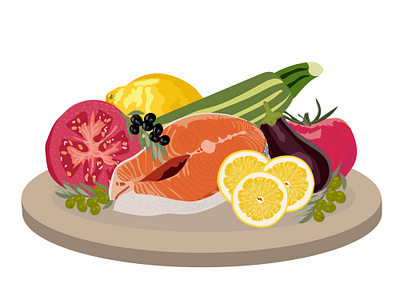 Illustration for the restaurant menu cafe. restaurant graphic design illustration vector