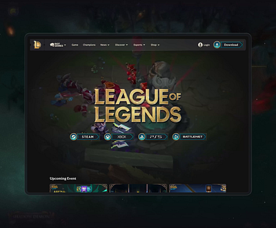 Streaming Platform Landing Page Animation 3d animation branding dashboard design game gaming app gaming website landing page platform player store streaming platform web website website landing page
