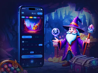 Crash Game - Casino Interface app application casino casino app casino app design casino application casino crash casino interface casino mobile casino ui crash crash game crash game ui gambling gambling app gambling interface game mobile app mobile casino online casino