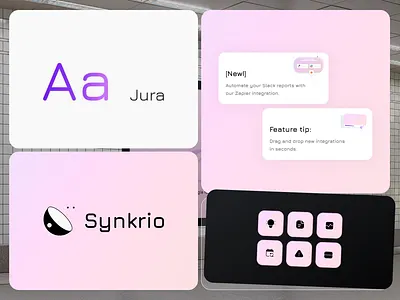 Synkrio branding identity ai branding design graphic design layo logo product typography ui ux