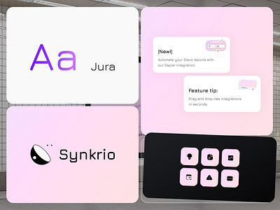 Synkrio branding identity ai branding design graphic design layo logo product typography ui ux
