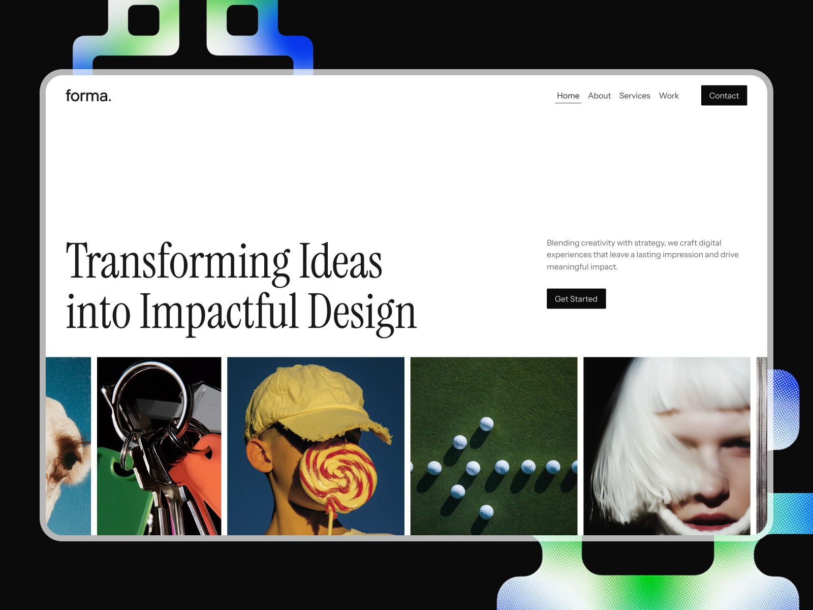 Forma — Creative Digital Agency WordPress Theme agency theme branding creative studio design design agency drag and drop multipurpose theme portfolio theme premium theme premium themes responsive design saas website wordpress wordpress theme