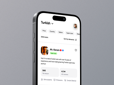 Language Learning App UI app design clean ui ios app languagelearning learning app minimal minimalist mobile app mobile ui product ux productdesign tutorapp ui ui design ux design