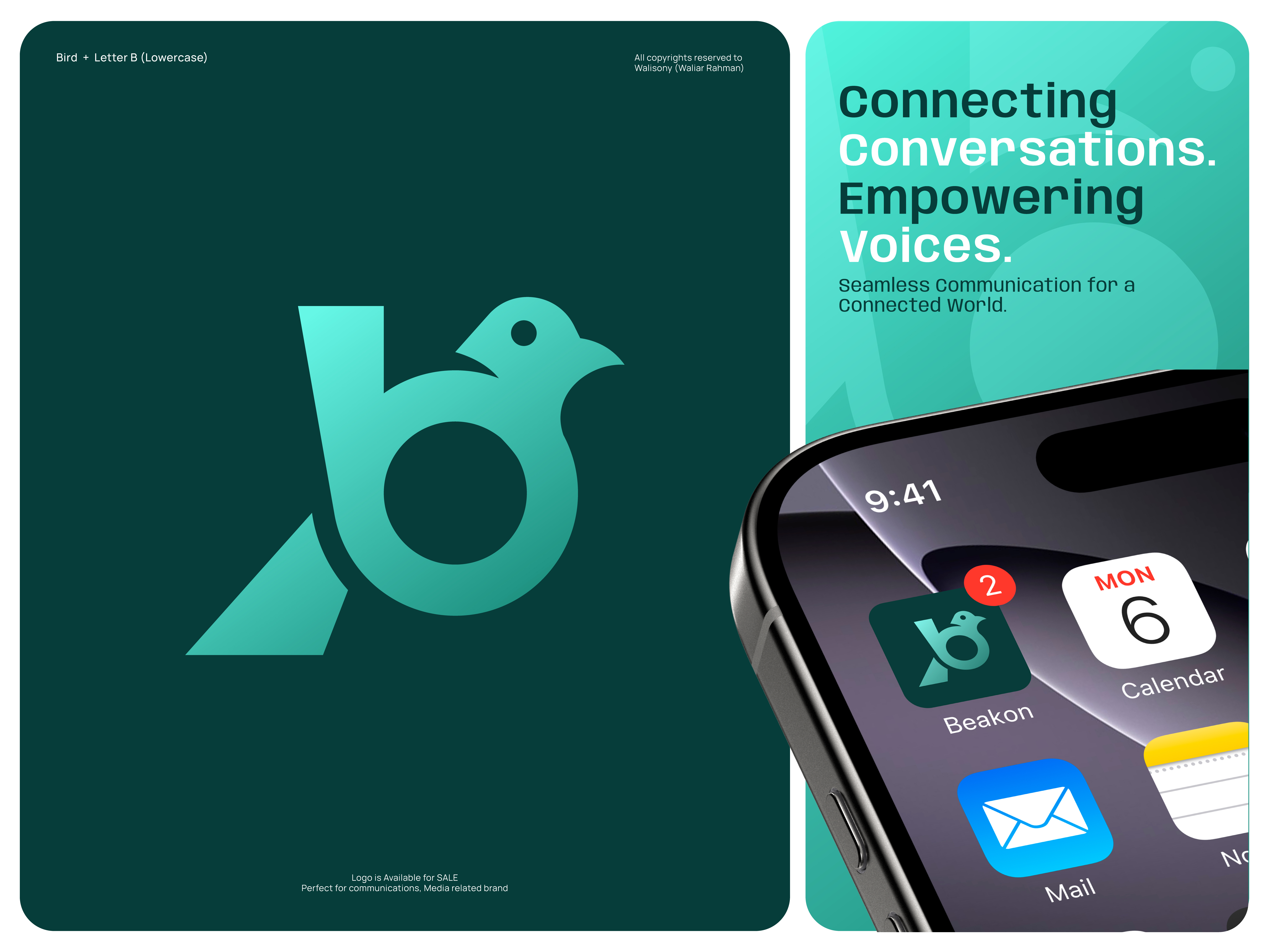 Bird with Letter B cOMBINATION lOGO startup logo.