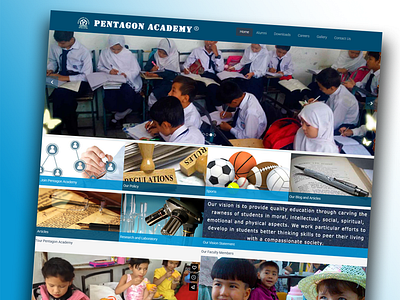 Pentagon Academy Quetta – Website Design & Development branding