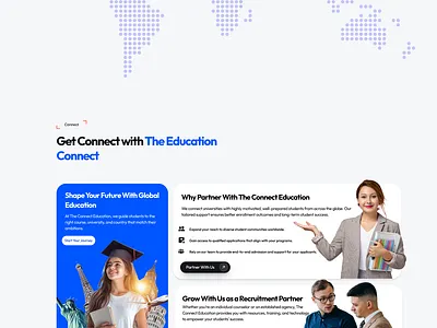 Education Consultancy Home Page Design ui ux