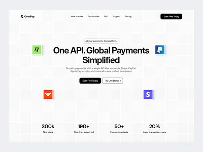 Unified Payments website👏 crypto crypto trading cryptocurrency fintech prop trading trading landing page trading ui ui design ux design web design