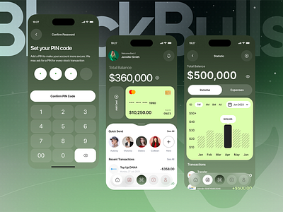 crypto currency wallet mobile ui design blockchain clean crypto portfolio crypto wallet cryptocurrency cryptocurrency app digital wallet finance minimal mobile mobile app modern ui wallet app