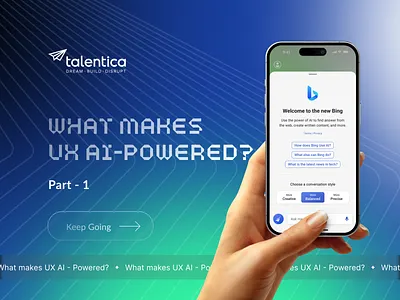 What Makes UX AI-Powered- Part 1 ai interface aiux daily ui design inspo interaction design ui ui design ux ux design