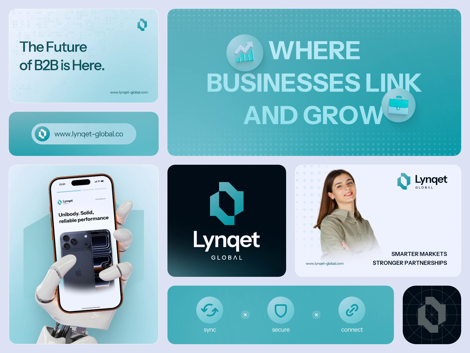 Example of Lynqet - AI Powered E-commerce B2B Market Branding
