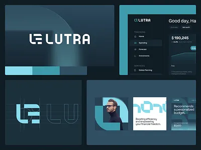 Lutra AI - Fintech App Logo Concept ai ailogodesign applogoconcept apps artificial intelegence branding concept creativelogo financialapp fintech fintechlogo logo logobranding motion graphics