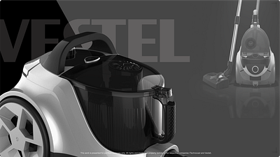 VESTEL - H50 | H60 | H70 3d cleaner product design vacuum cleaner