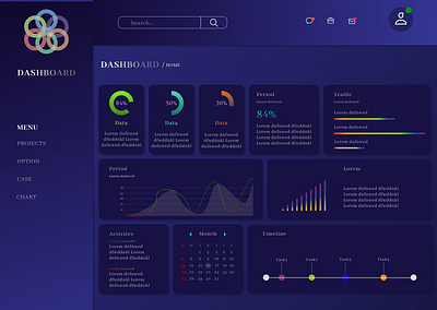 InsightFlow Dashboard with Figma graphic design logo ui ux web