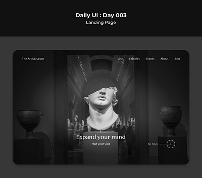 Daily UI 003: Landing Page dailyui design designchallenge ui uidesign uiux ux uxdesign web webdesign