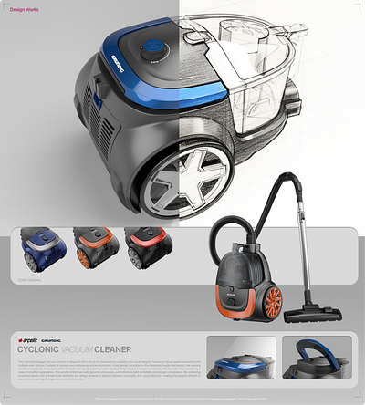 ARÇELİK - GRUNDIG | VACUUM CLEANER 3d modeling vacuum cleaner
