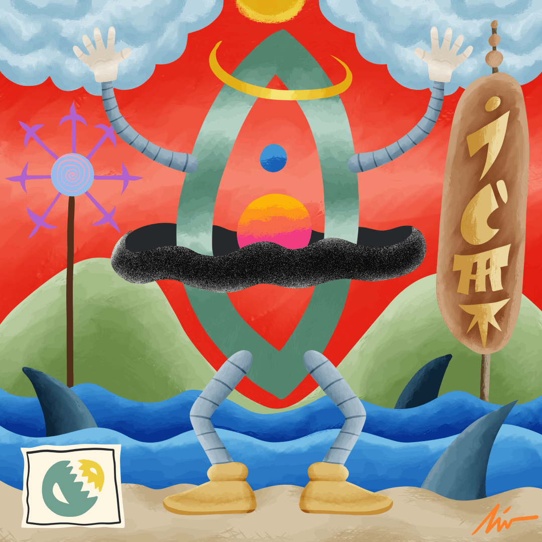 "The symbol dancing" abstract animation art branding cartoon color pencil comic cover design draw dream illustration motion graphics music surrealism water ink