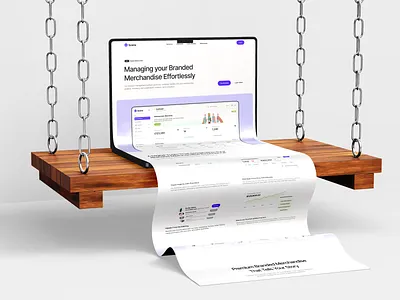 Scene — Merchandise Landing page design designsystem landingpage productdesign saasdesign ui uidesign ux uxdesign webdesign website