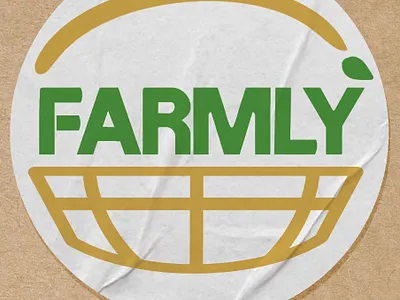 Grocery delivery store "Farmly" brand identity branding graphic design logo typography