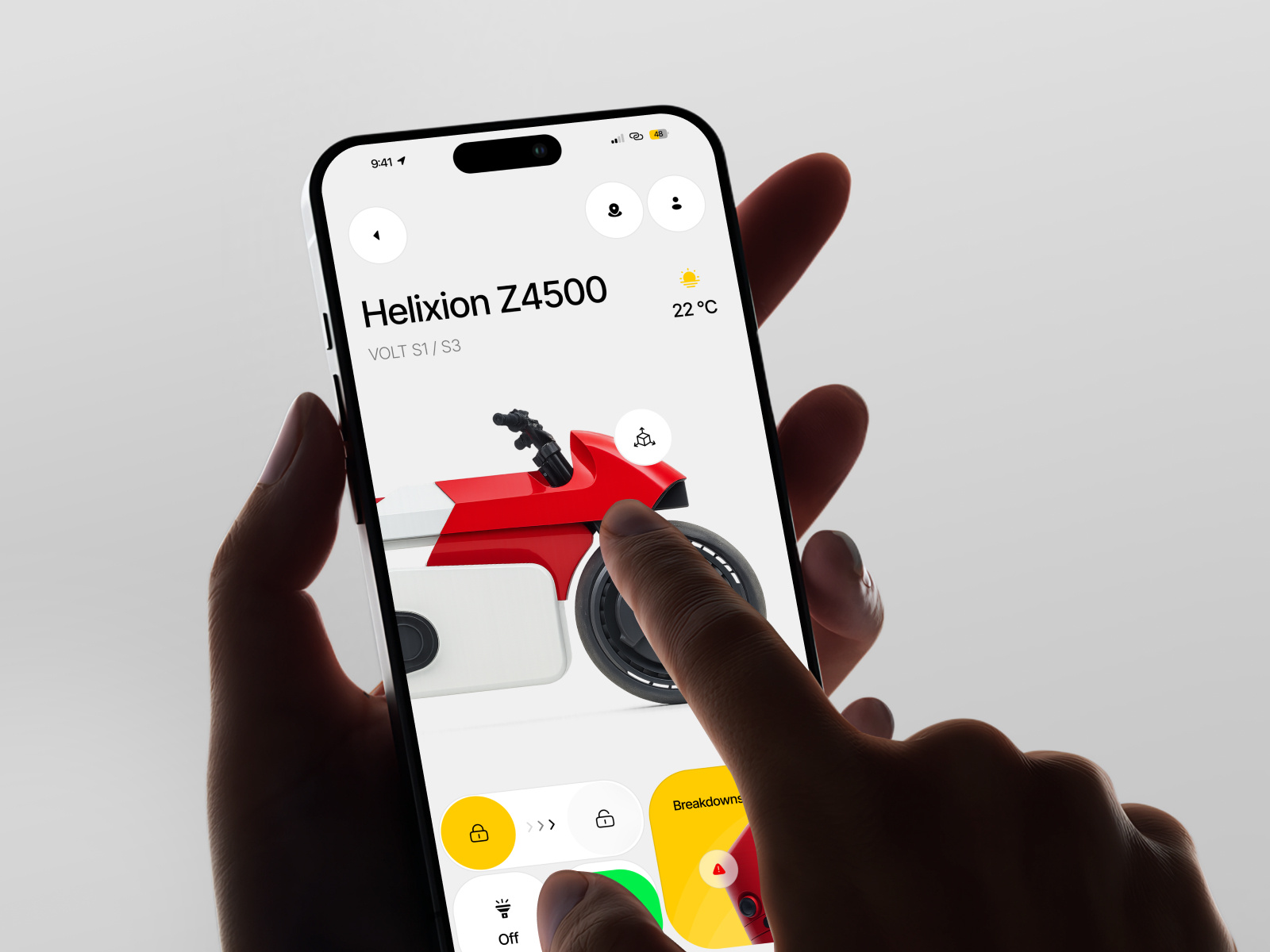 Motorcycle Mobile App – Electric Ride Dashboard admin ai app app design b2b business crm dashboard design interface mobile mobile app motorcycle product saas service software ui ux