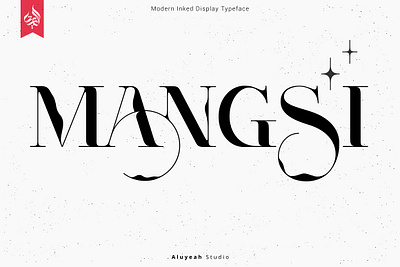 Mangsi Inked Display Typeface calligraphy cursive display font elegant font fancy font fashion font lettering logo mangsi inked display typeface modern font serif font vintage font wedding font