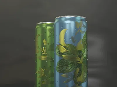 Blender Can with Water Splash - 3D Product Animation 3d animation branding