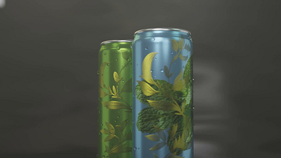 Blender Can with Water Splash - 3D Product Animation 3d animation branding